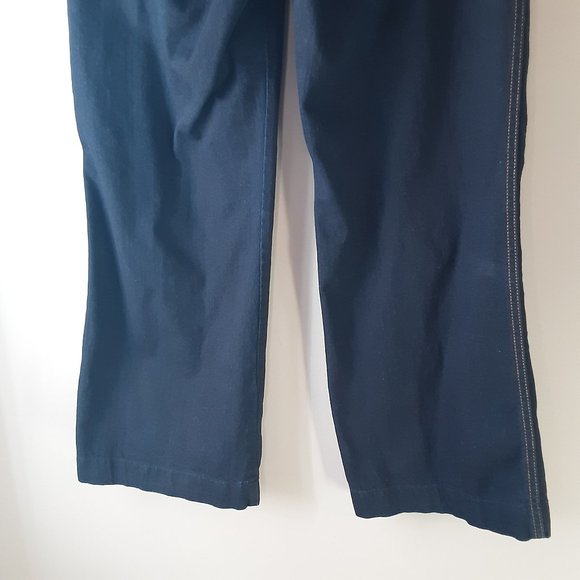 Ralph Lauren Women's High Rise, Dark Wash, Wide Leg Jeans Size 10 - Picture 8 of 14